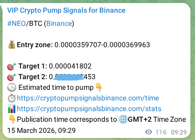 View the proof of NEO pump signal on Binance at 15 March 2026, 12:42 Proof of NEO pump signal on Binance at 15 March 2026, 12:42
