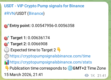 RVN pump signal verification from Binance, timestamp: 17 March 2026, 02:01