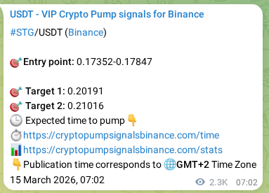 Market signal authentication: STG on Binance at 17 March 2026, 23:22