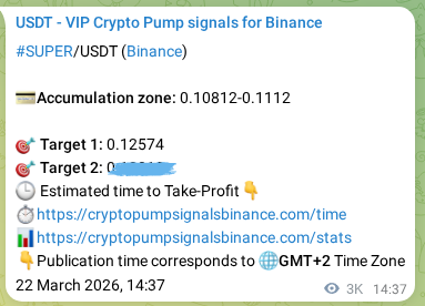 Explore the SUPER pump signal verification from Binance, timestamp: 26 March 2026, 02:26 SUPER pump signal verification from Binance, timestamp: 26 March 2026, 02:26