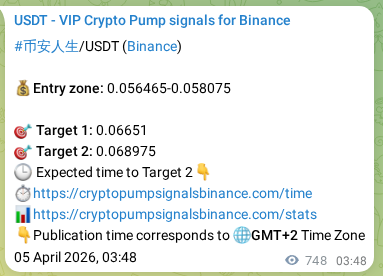 View the proof of 币安人生 pump signal on Binance at 06 April 2026, 00:34 Proof of 币安人生 pump signal on Binance at 06 April 2026, 00:34