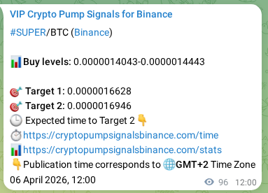 Check out the Binance pump signal proof for SUPER on 06 April 2026, 14:39 Binance pump signal proof for SUPER on 06 April 2026, 14:39