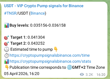 Authenticated proof of TNSR's pump signal on Binance at 09 April 2026, 09:02 Authenticated proof of TNSR's pump signal on Binance at 09 April 2026, 09:02