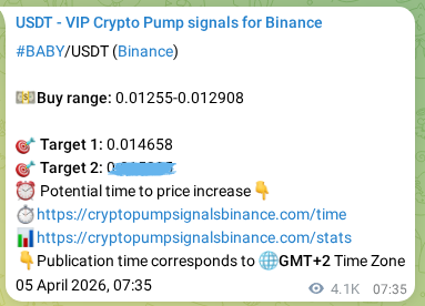 Check out the Binance pump signal proof for BABY on 11 April 2026, 23:56 Binance pump signal proof for BABY on 11 April 2026, 23:56