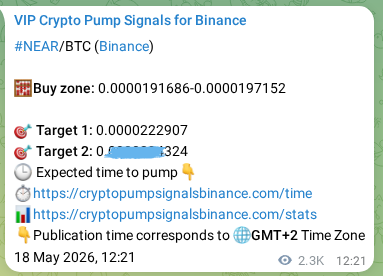 View the proof of NEAR pump signal on Binance at 21 May 2026, 05:26 Proof of NEAR pump signal on Binance at 21 May 2026, 05:26