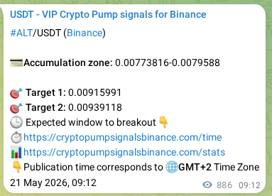 Crypto market signal proof: ALT pump on Binance, 22 May 2026, 09:38