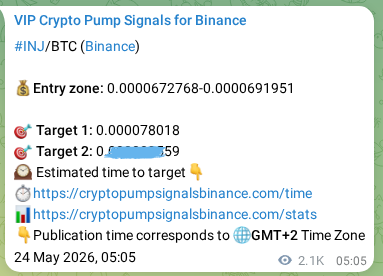 Trading signal proof: INJ pump from Binance, 26 May 2026, 16:19 Trading signal proof: INJ pump from Binance, 26 May 2026, 16:19