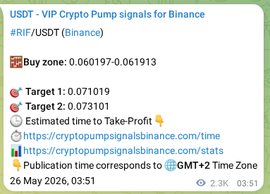 Binance exchange signal proof for RIF, 28 May 2026, 21:04