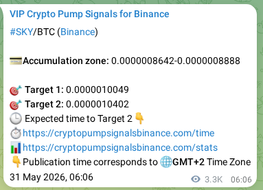 Explore the SKY pump signal verification from Binance, timestamp: 04 June 2026, 01:51 SKY pump signal verification from Binance, timestamp: 04 June 2026, 01:51