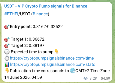 Crypto pump signal confirmation: ETHFI on Binance, 17 June 2026, 20:50