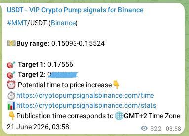Binance exchange signal proof for MMT, 21 June 2026, 12:54