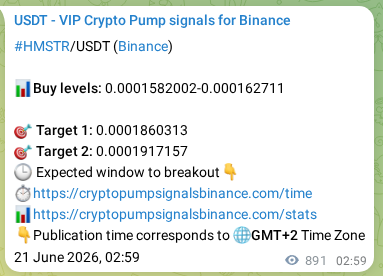 Signal verification: HMSTR pump on Binance at 22 June 2026, 03:43